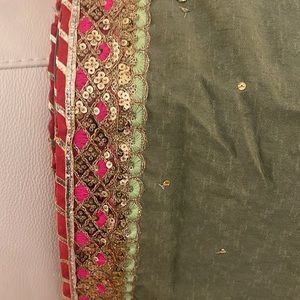 Cuckoo’s boutique beautiful stunning, mint green shawls & duppta stylish dresses